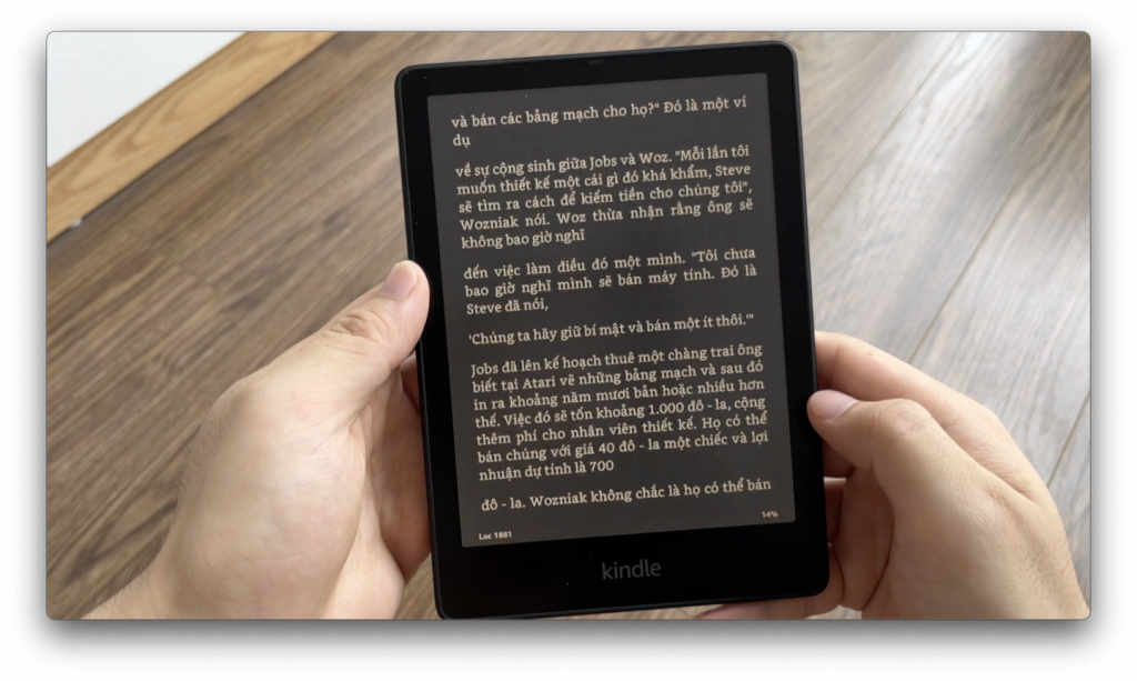 Review chi tiết máy đọc sách Kindle Paperwhite 5