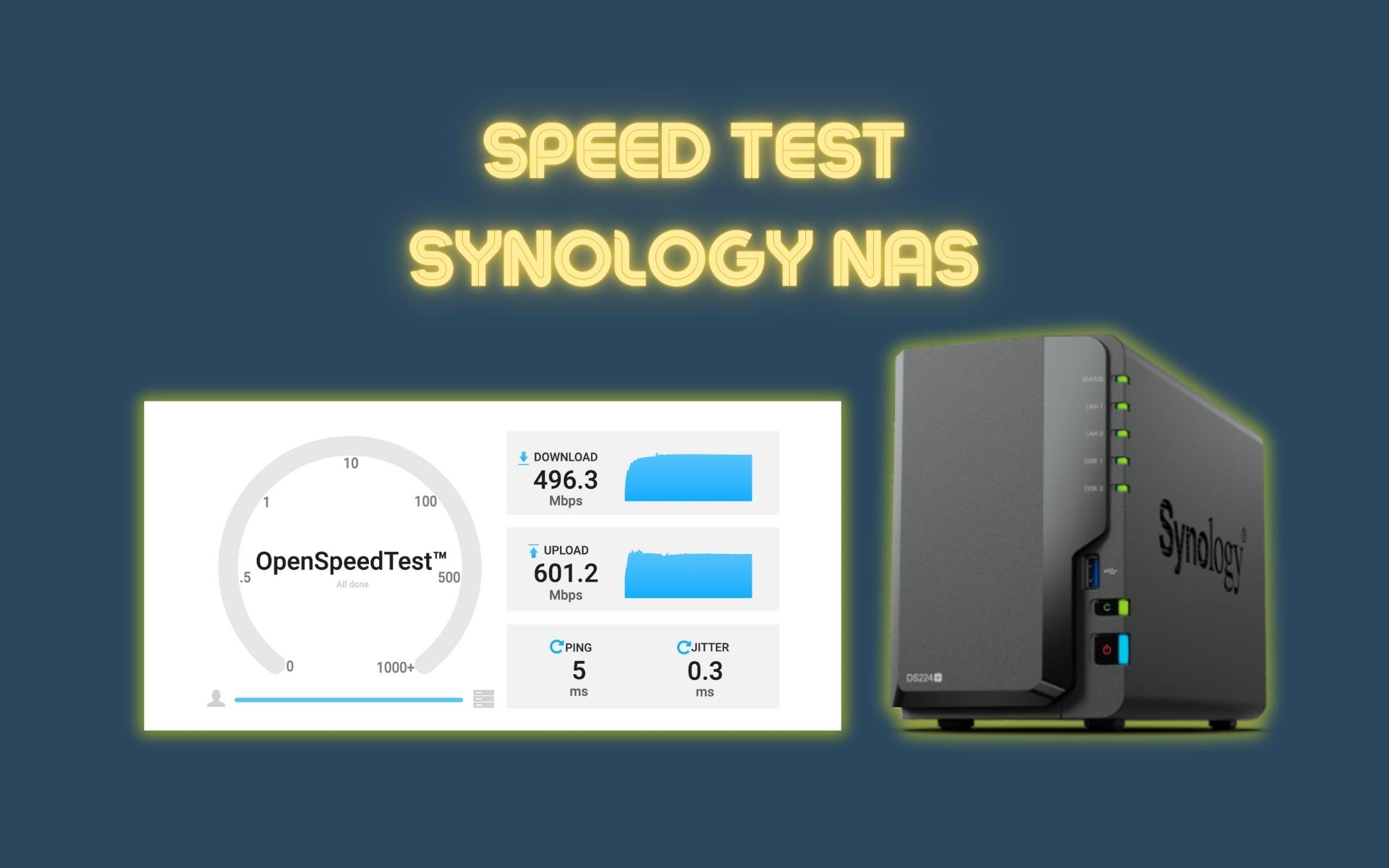 3 phần mềm kiểm tra tốc độ truy cập NAS Synology