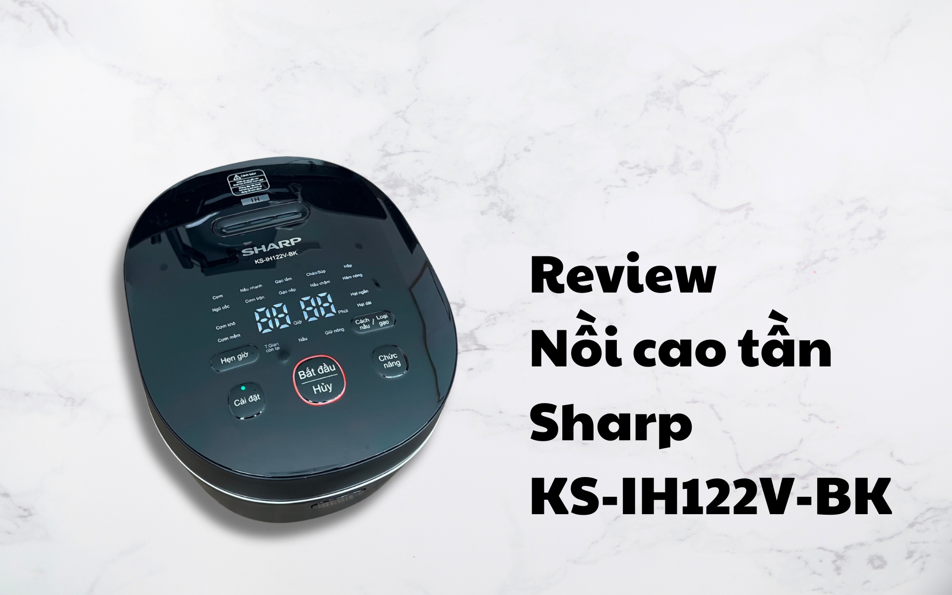 Review nồi cao tần Sharp KS-IH122V-BK