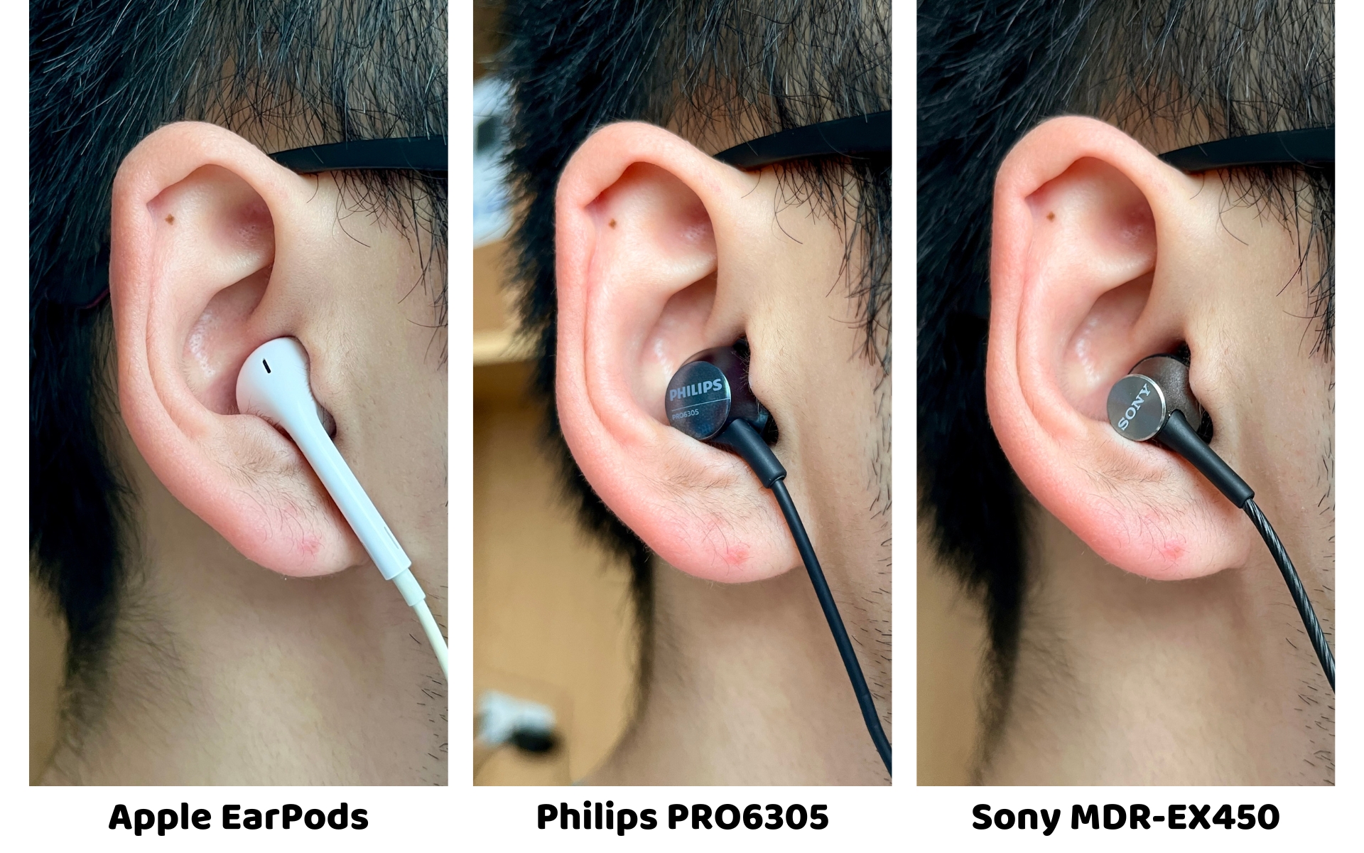 Trên tai Philips PRO6305BK - tai nghe Hi-Res Audio giá mềm