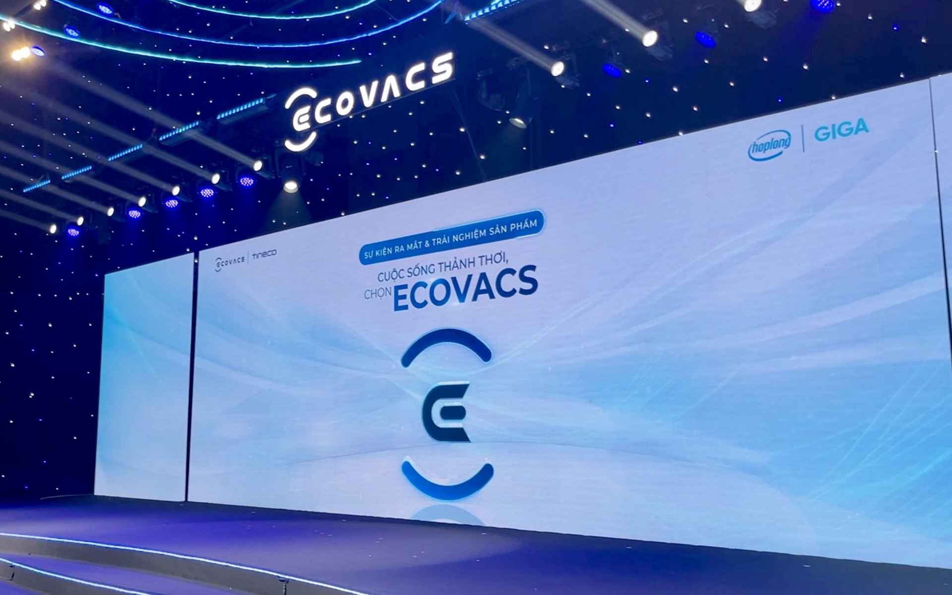 Sự kiện ra mắt sản phẩm Ecovacs 2024