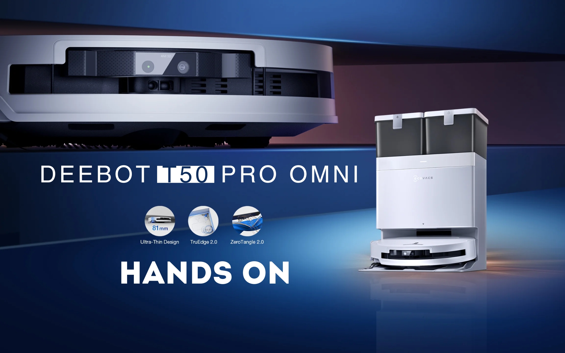 Trải nghiệm nhanh Ecovacs Deebot T50 Pro Omni