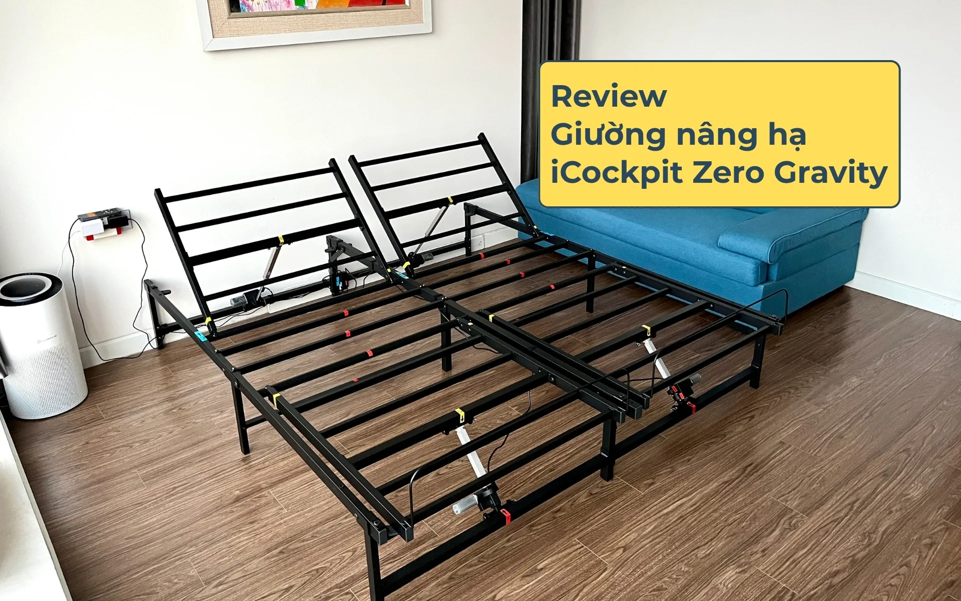 Trải nghiệm giường nâng hạ điện iCockpit Zero Gravity