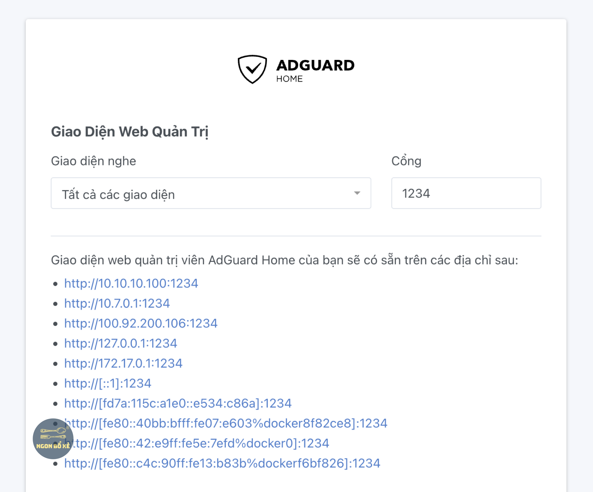 Adguard Home Synolgoy NAS